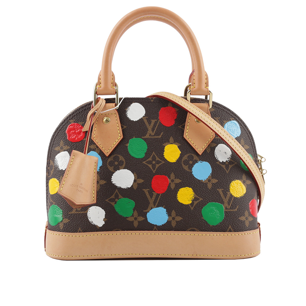 【Louis Vuitton / LV】LV x YK Monogram Alma BB 立體點點手提/斜背包 M46431