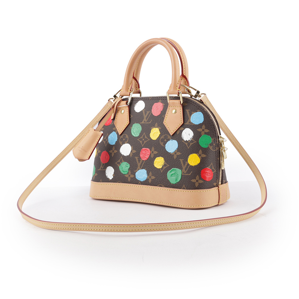 【Louis Vuitton / LV】LV x YK Monogram Alma BB 立體點點手提/斜背包 M46431