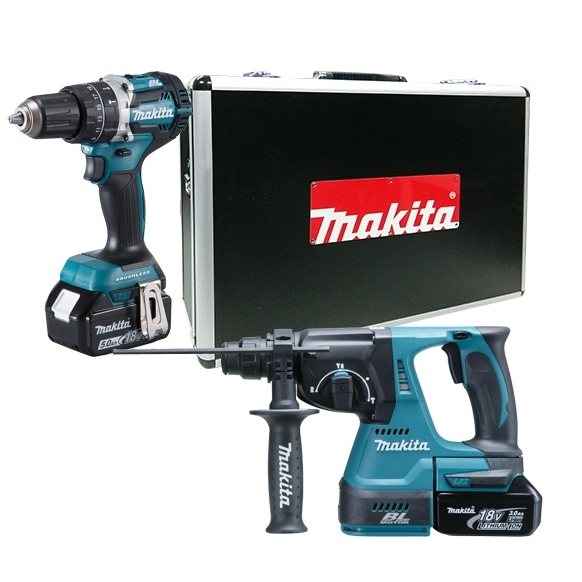 "MAKITA"牧田牌 充電式油壓鑽+電批