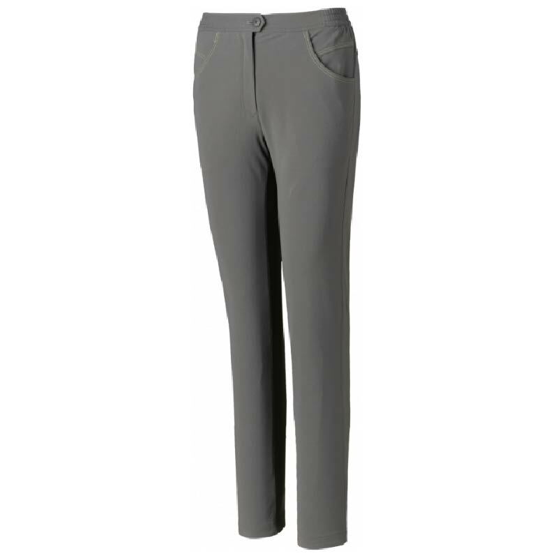 EasyMain 衣力美 RE23048 女快乾彈性撥水九分褲(灰) 透氣/快乾/撥水 21EMR23048