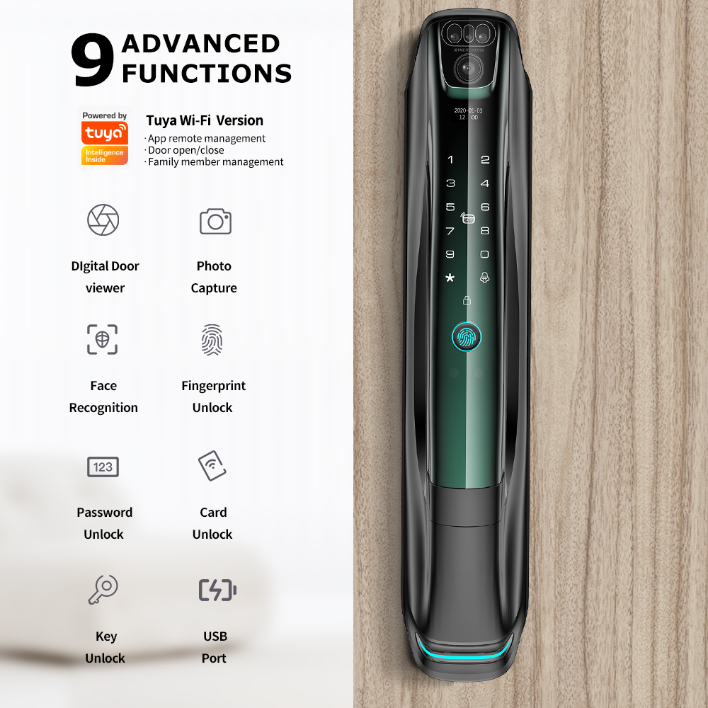 Delta S-A-ST-I9 人臉識別智能門鎖  (五年保養) (包送貨連基本安裝#)