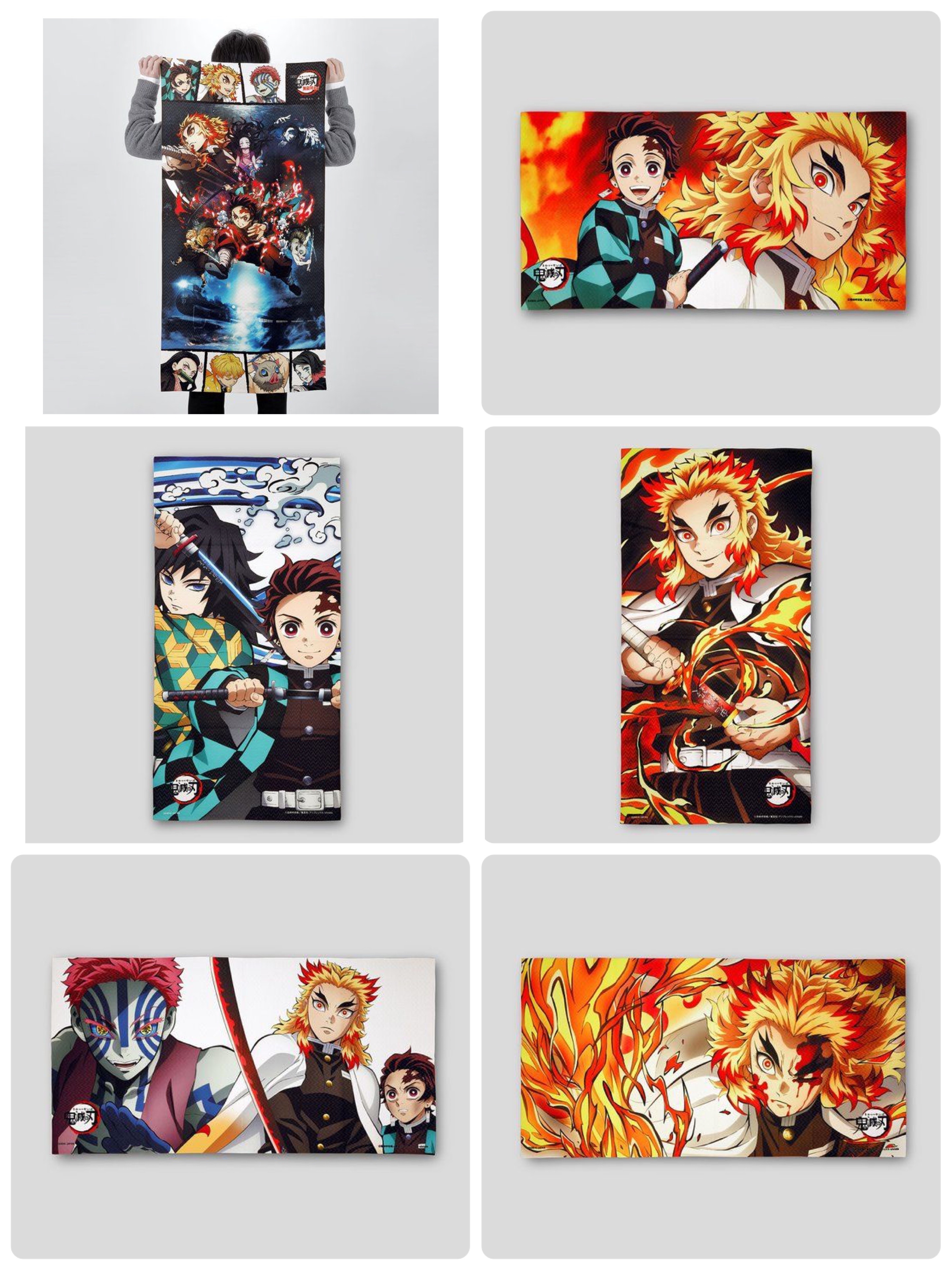 234029 Pbandai 預訂2025/10月 鬼滅の刃 ポートレイトバスタオル肆 毛巾