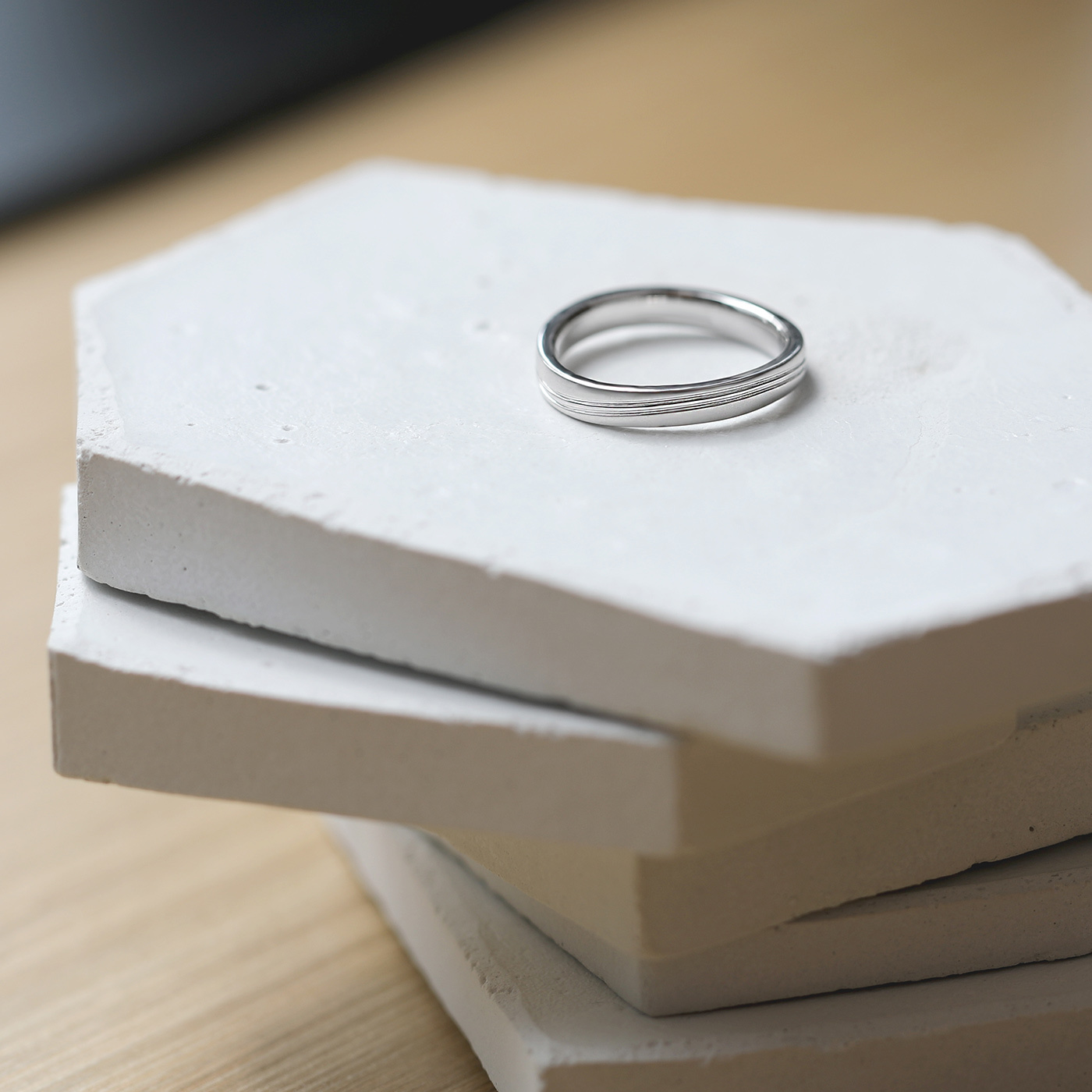 傾城 — 鉑金男戒