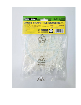 "SELLERY" 磁磚十字架# 1.5mm(200粒/包)-[Y15640]