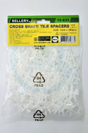 "SELLERY" 磁磚十字架# 3mm(200粒/包)-[Y15633]