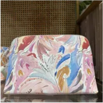[S] TED BAKER 265469 WXG-ARELCON ART PRINTED LARGE WASHBAG,PALE PINK, 5059855311606 (ST124)