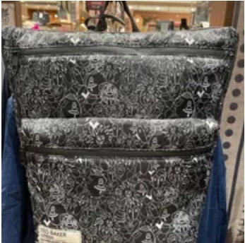 [S] TED BAKER 257435 MXB-KAREV SCRIBBLE PRINTED NYLON BACKPACK,BLACK, 5059489678472 (ST125)