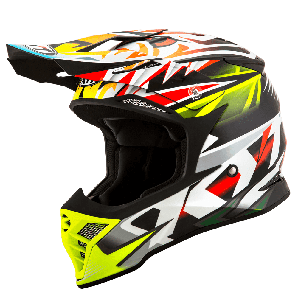 KYT SKYHAWK 彩繪 TEMPER YELLOW FLUO 螢光黃 越野帽