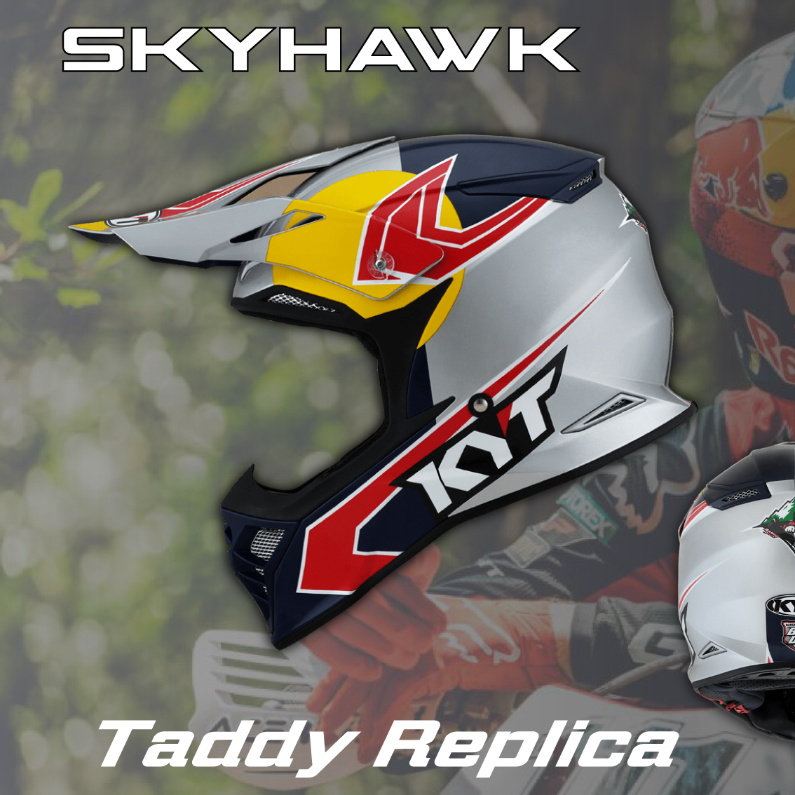 KYT SKYHAWK 選手彩繪 TADDY BLAZUSIAK REPLICA 越野帽