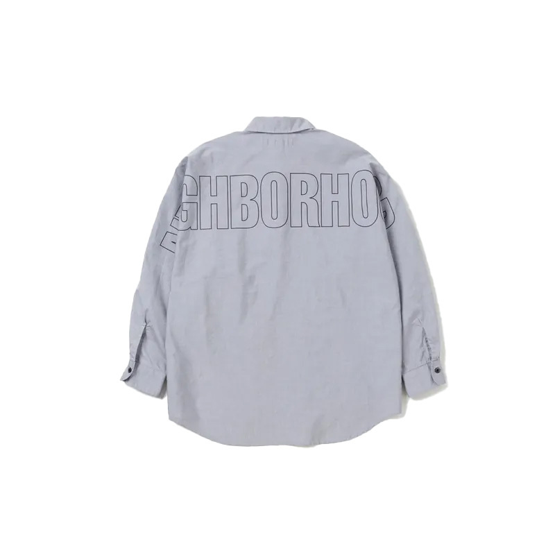 2023AW NEIGHBORHOOD DOLMANSLEEVE SHIRT 襯衫 背後 大LOGO 長袖 現貨