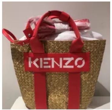 [S] KENZO SMALL BASKET,BROWN/RED, 3612230271272 (SK118)