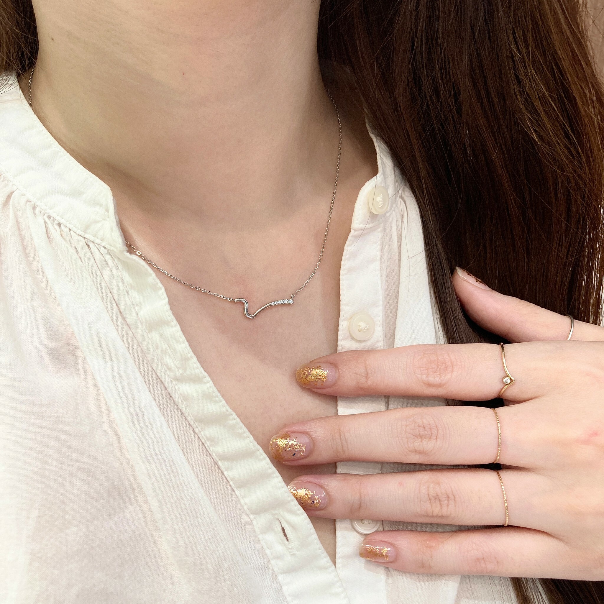 絢麗之舞 純銀項鍊