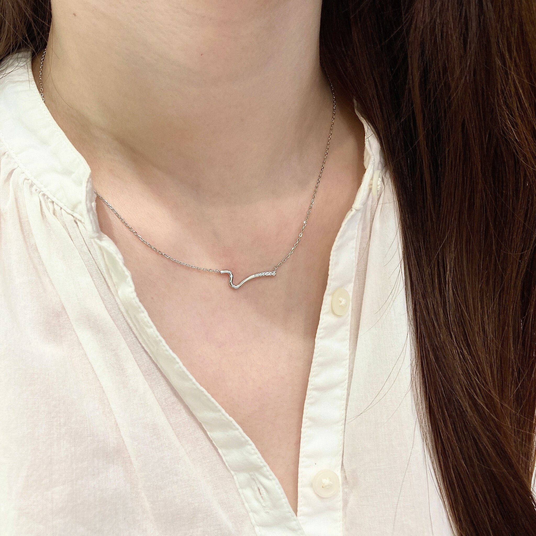 絢麗之舞 純銀項鍊