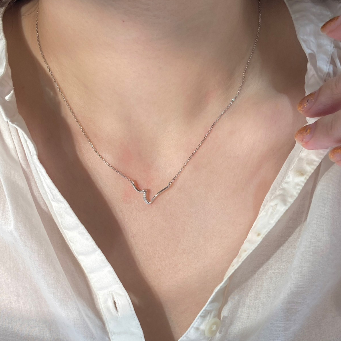 寶石之舞 純銀項鍊