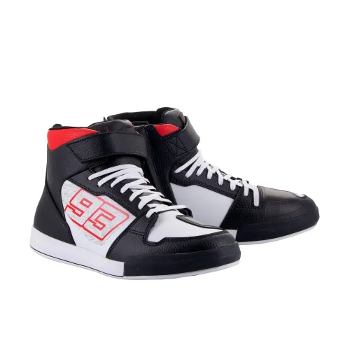ALPINESTARS MM93 THUNDER RIDING SHOE BLACK WHITE BRIGHT RED 黑白亮紅 休閒靴