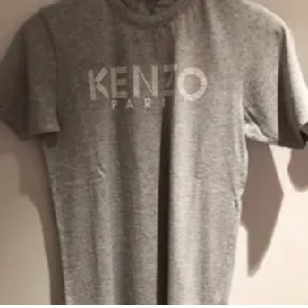 [S] KENZO CLASSIC KENZO PARIS T-SHIRT,GREY, 955TS092-4SG-94 (SK122)