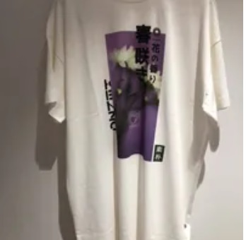 [S] KENZO BOXY T-SHIRT DRESS,WHITE, 2R0821-4SB-01B (SK129)