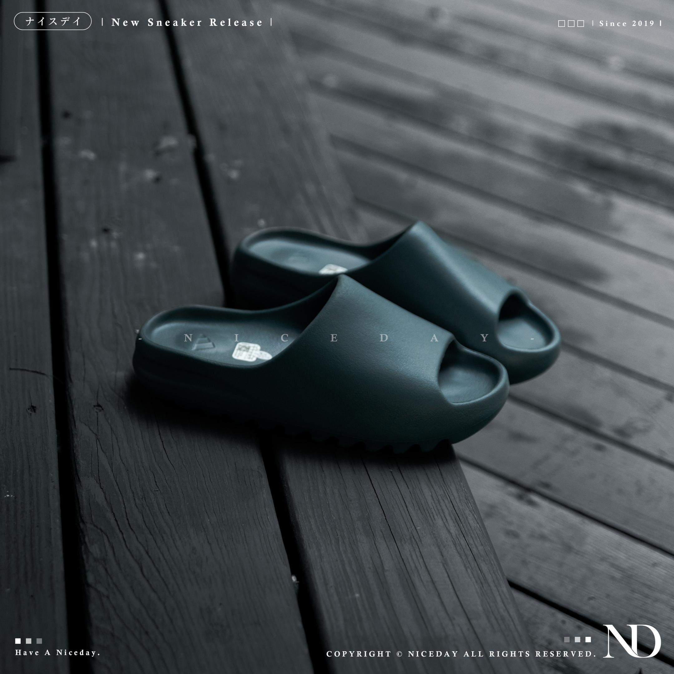 NICEDAY adidas Yeezy Slide Slate Grey 石板灰男女尺吋ID2350