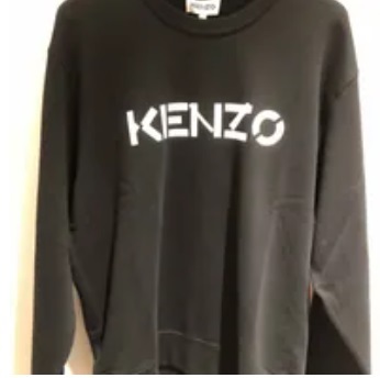[S] KENZO CLASSIC FIT SW KENZO LOGO,BLACK, 2SW821-4MD-99 (SK131)