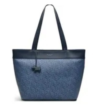 [S] RADLEY LONDON ICONIC RADLEY RESPONSIBLE LARGE ZIPTOP TOTE,BLUE, H5829423 (SR11)