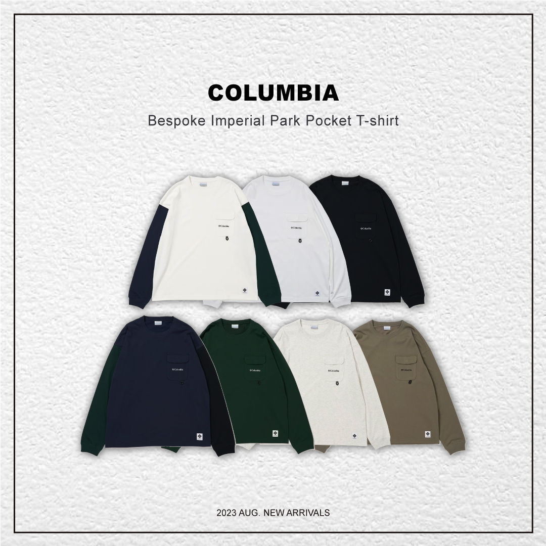 "現貨" Columbia 薄長袖 日本限定 魔鬼氈小口袋Logo踢