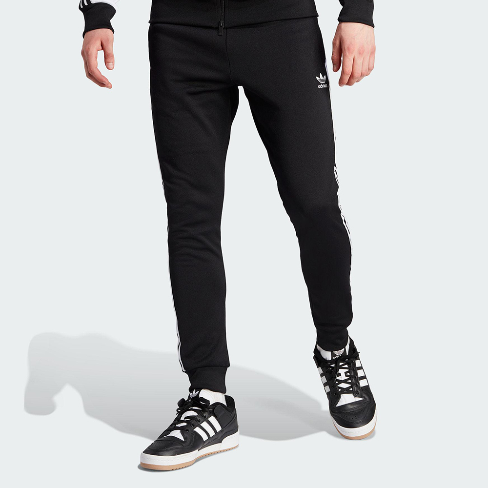 Adidas SST TP 男 黑色 三葉草 經典 休閒 合身 長褲 IL2488