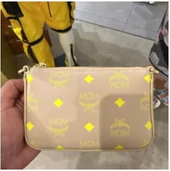 [S] MCM MINI POUCH,CROISSANT, 8809735047494 (SMCM68)