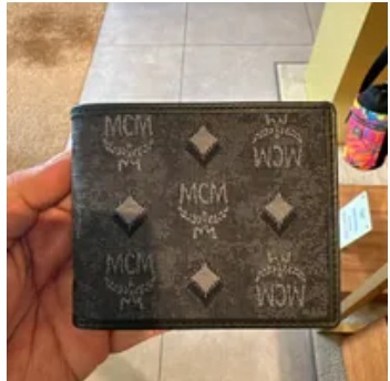 [S] MCM AREN FOLD WALLET,DARK GREY, 8809735088756 (SMCM70)