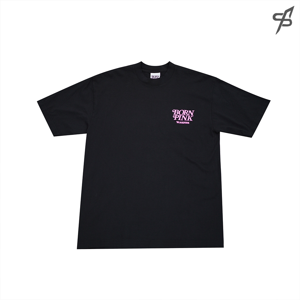 日本未発売 韓国限定 BLACKPINK VERDY ロゴTシャツ Lサイズ ブラックピンクBLACKPINK VERDY ロゴTシャツ Lサイズ新品送料