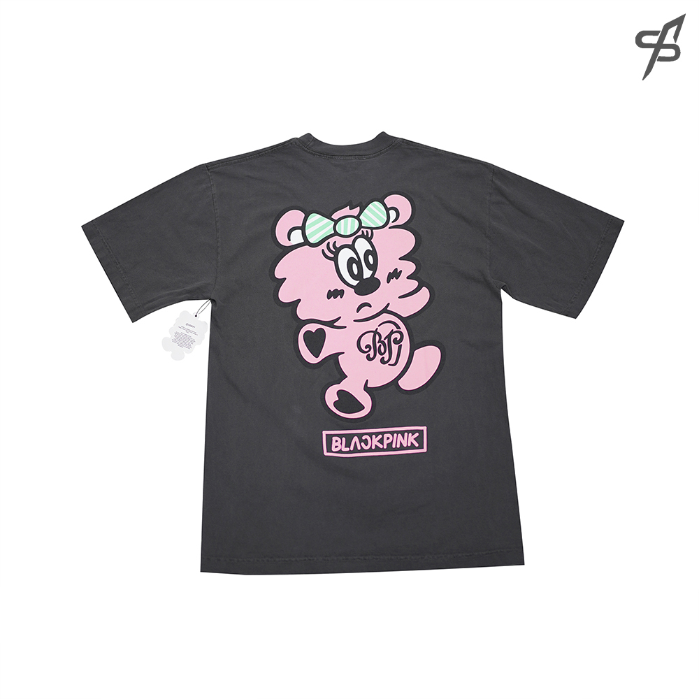 Verdy x Blackpink 背後愛心熊灰短袖 G23080218