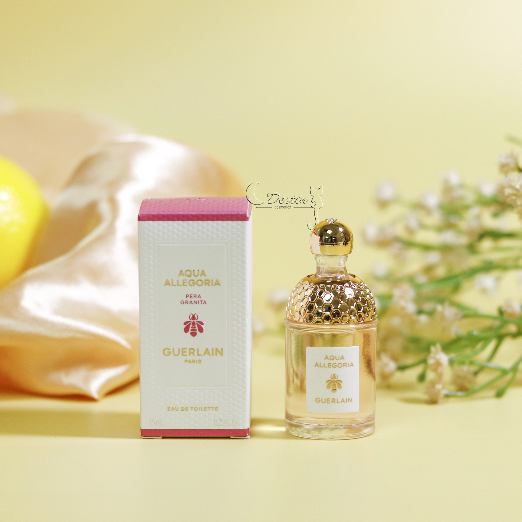 Guerlain香水 GUERLAIN 嬌蘭花草水語初夏沁梨Pera Granita 女性淡香水7.5mL Q香現貨