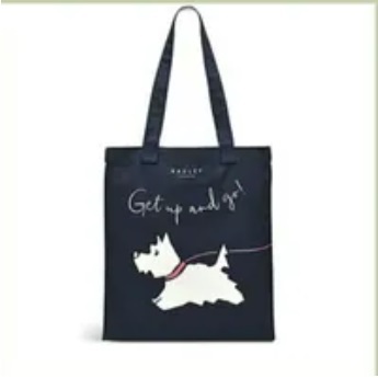 [S] RADLEY LONDON GET UP AND GO RESPONSIBLE MEDIUM TOTE,NAVY, C7793401 (SR16)