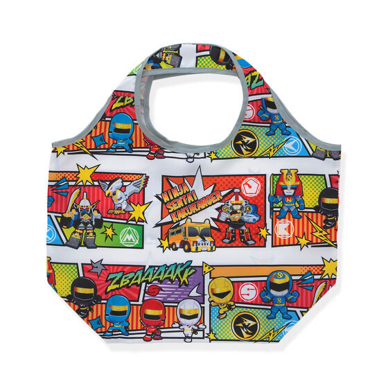 215556 Pbandai 預訂2024/9月 忍者戦隊カクレンジャー　デフォルメ　たためるトートバッグ