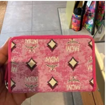 [S] MCM MINI ZIPPED WALLET,PINK, 8809735088732 (SMCM73)