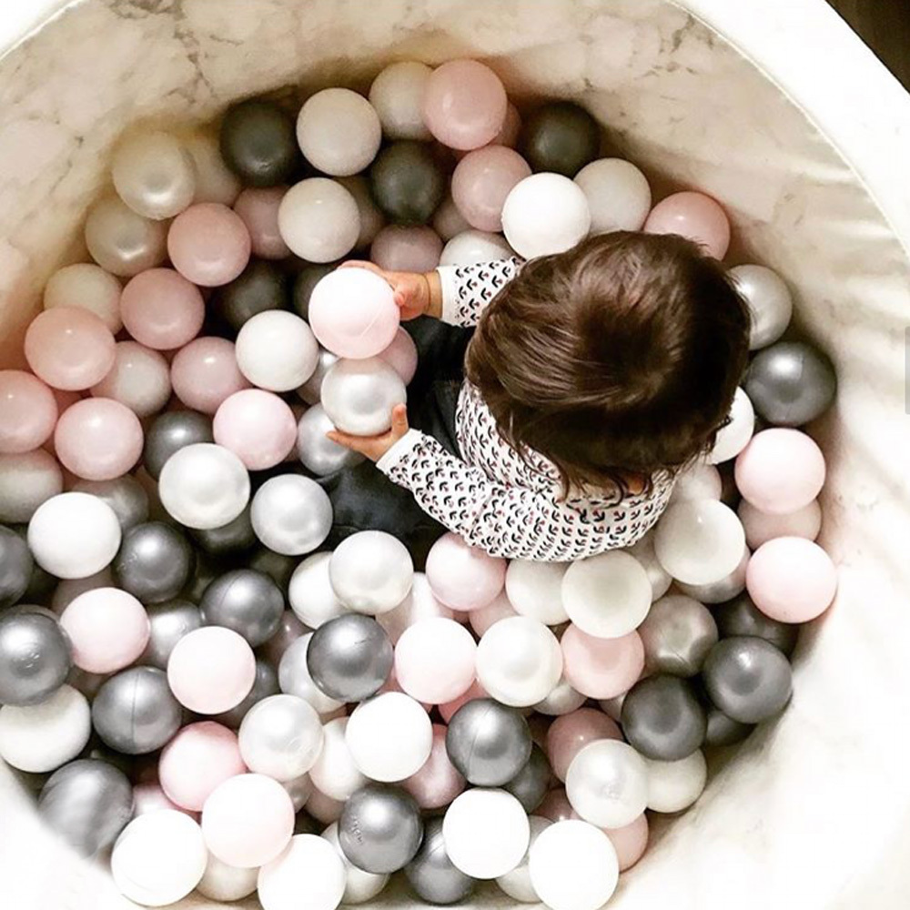 Misioo 遊戲球池-100x40-大理石 (共2種組合球色可選)