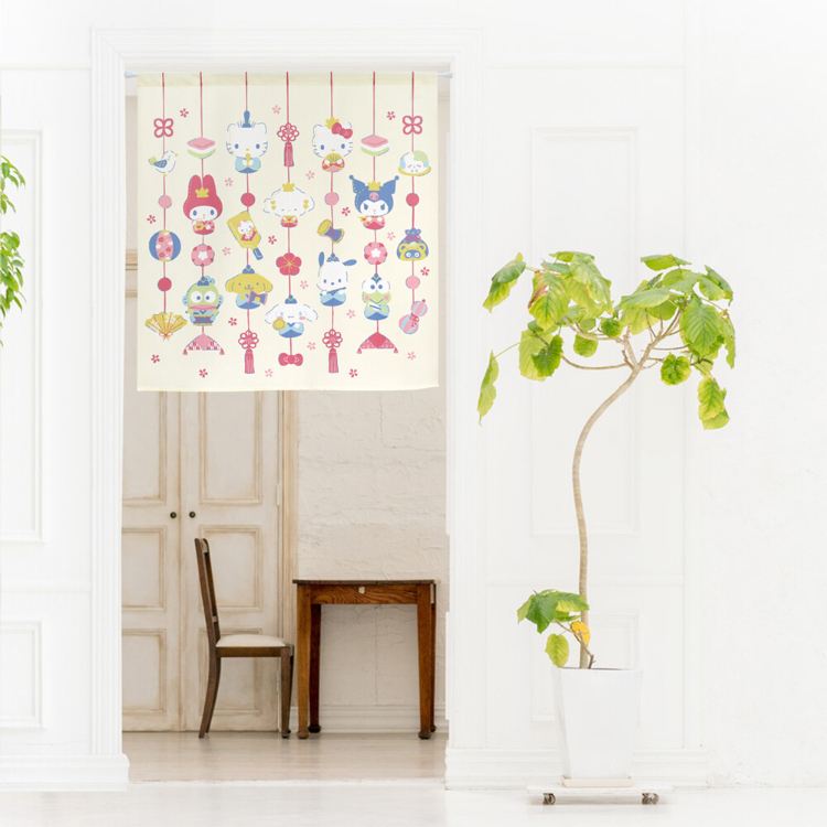 Sanrio 公仔大集合短門簾 85×90cm 掛娃 #CM23SD-21242