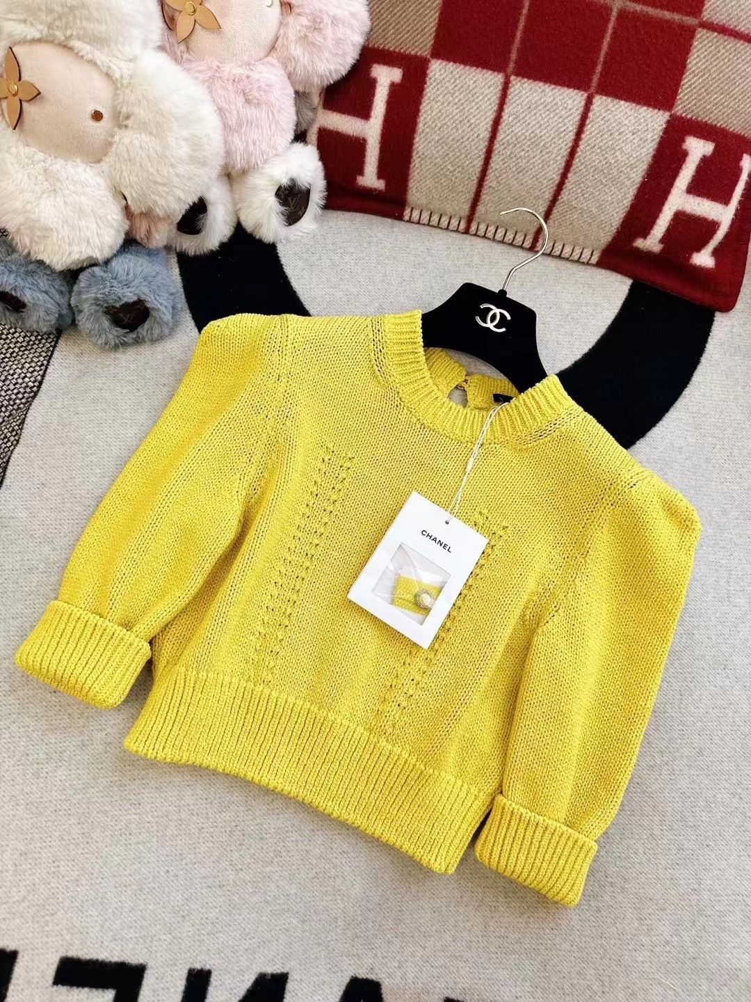 Chanel Cotton Sweather Tops 2022S