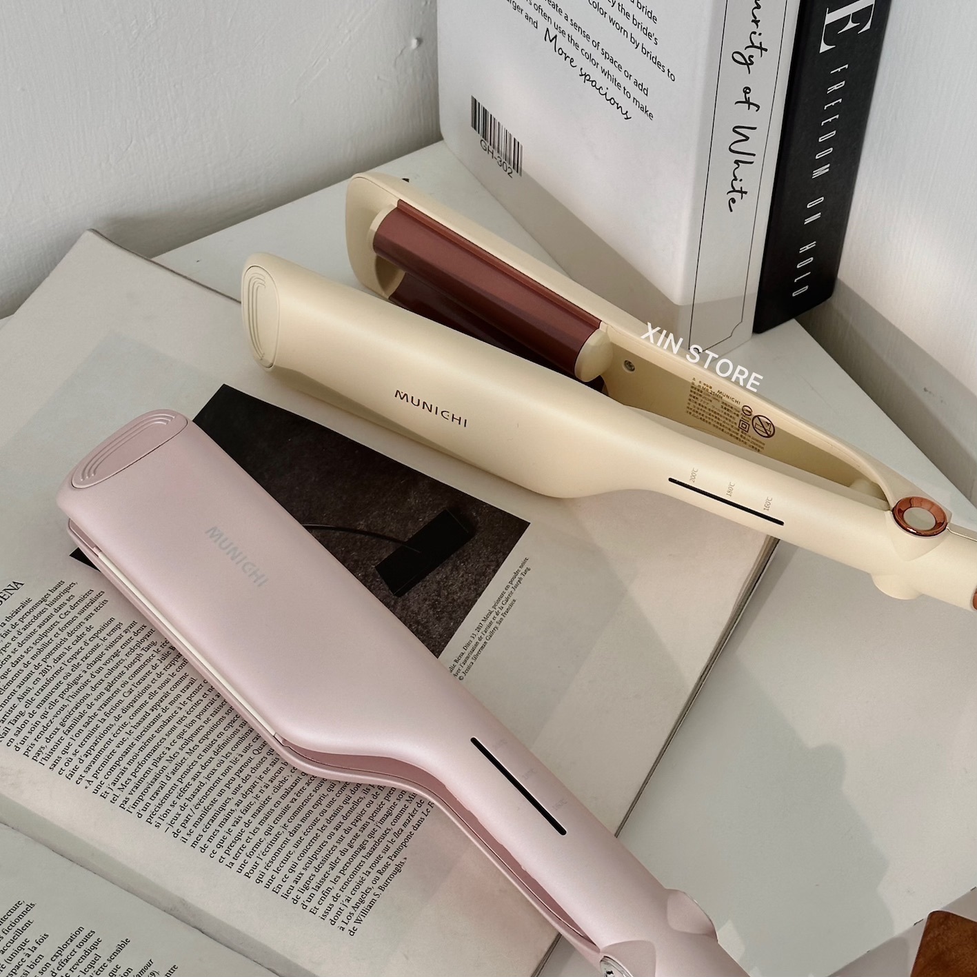 Munichi 沐尼黑 25mm 負離子 水波紋 波浪捲 捲髮神器 捲髮棒 蛋捲夾