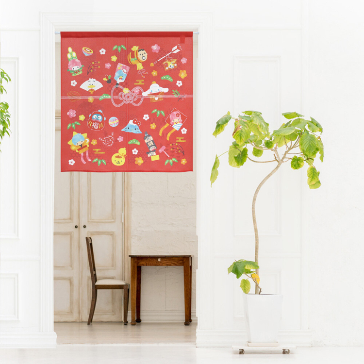 Sanrio 公仔大集合短門簾 85×90cm 新年 #CM23SD-21245