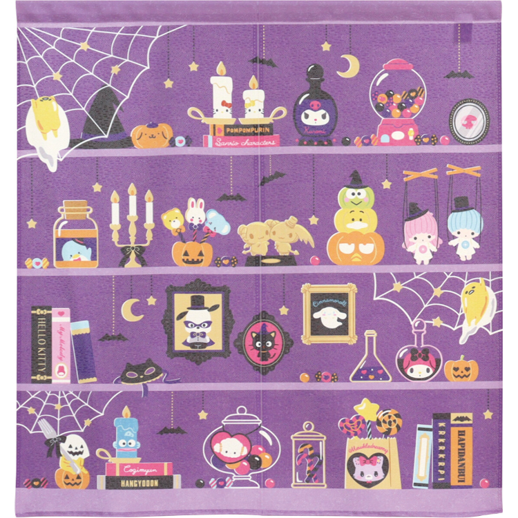 Sanrio 公仔大集合短門簾 85×90cm 萬聖節 #CM23SD-21246