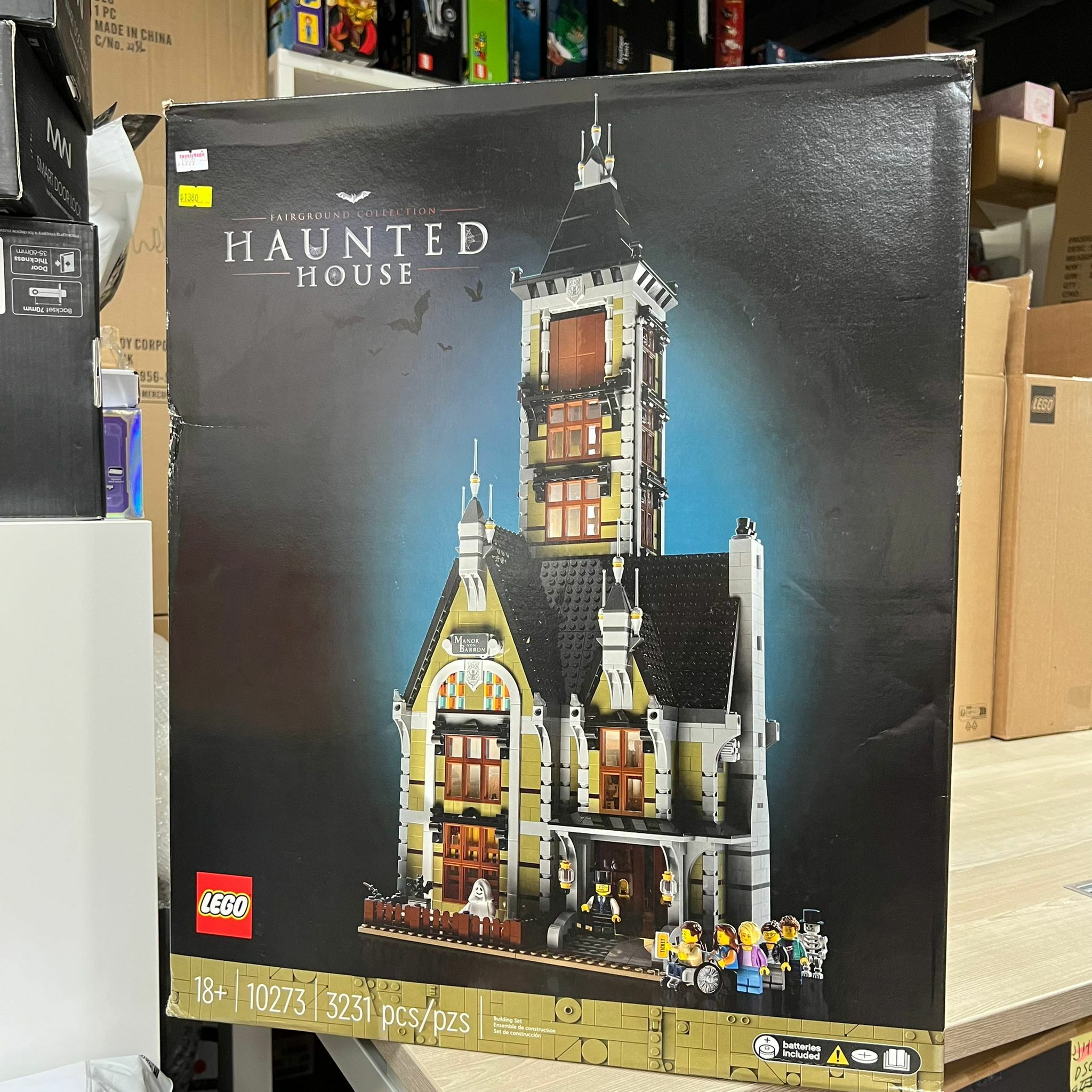 ［用家福音系列］ LEGO 10273 Haunted House （*殘盒已開,外盒損壞,有壓紋,  殘盒不設退換)