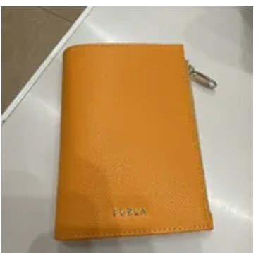 [S] FURLA PDJ7CL0 BX0336 2104S CLASSIC S PASSPORT HOLDER W/ZIP,CURCUMA+CARAMELLO f, 8050597281469 (SF223)