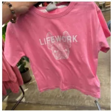 [S] LIFEWORK KID'S RADOK SHORT SLEEVE T-SHIRT,PINK, LK235TS595-1-07 (SLW394)