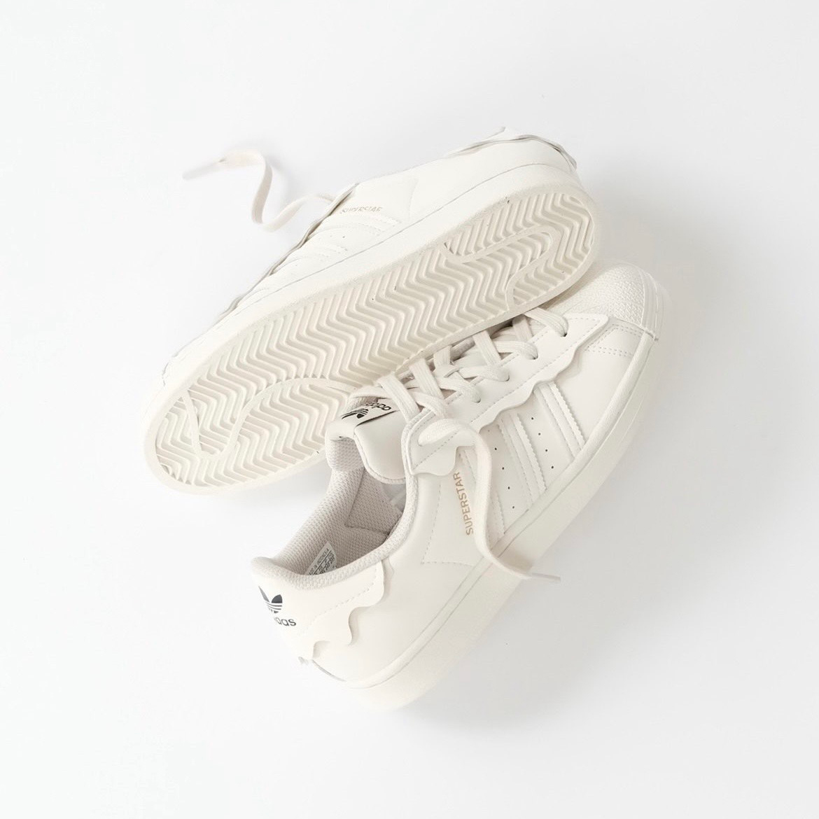 Adidas OG Superstar 融化白奶油 GW4441