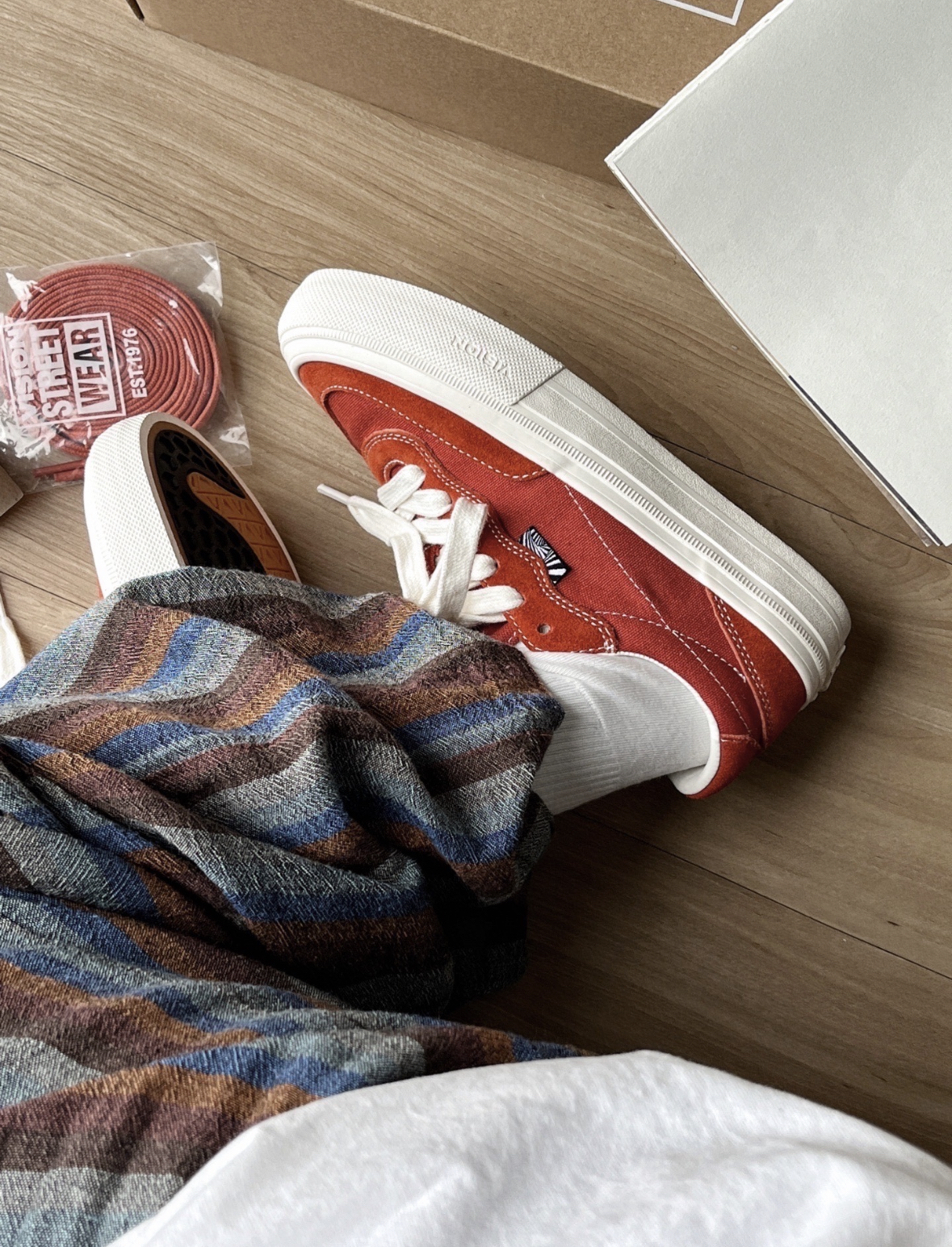 Vision Street Wear Flat Top 系列 美式街頭滑板鞋 紅色 酒紅色 美式 復古 滑板鞋 穿搭 工裝/預購