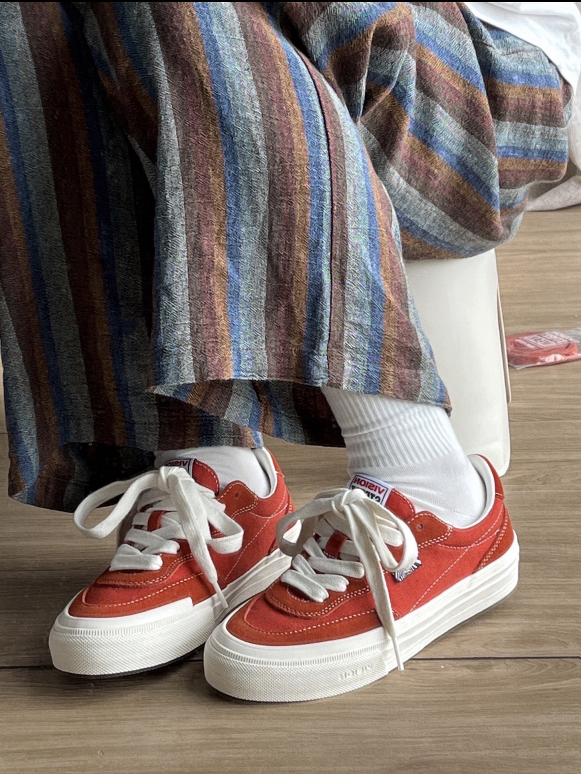 Vision Street Wear Flat Top 系列 美式街頭滑板鞋 紅色 酒紅色 美式 復古 滑板鞋 穿搭 工裝/預購