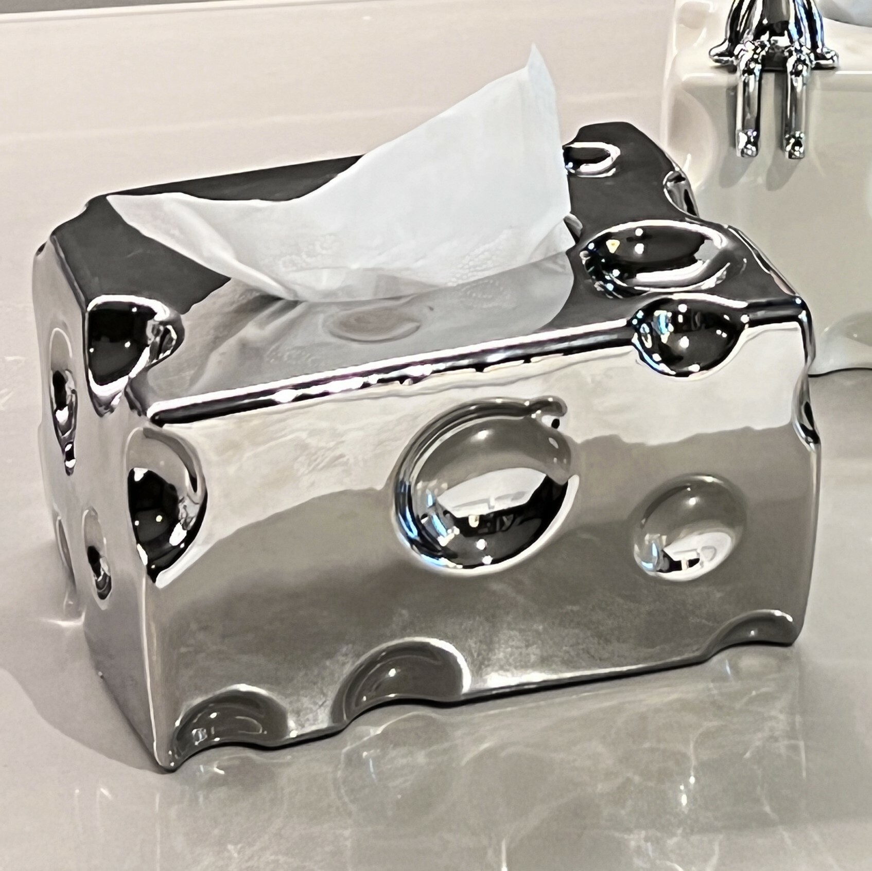 《2903》高級感起司造型陶瓷面紙盒