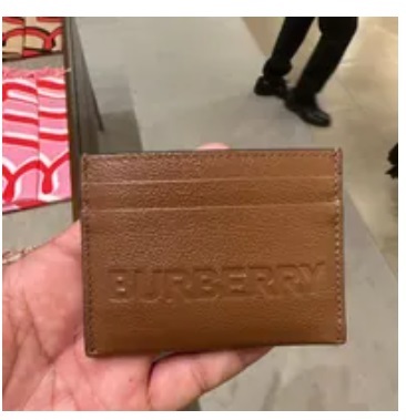 [S] BURBERRY LS SANDON CARD CASE,TAN, 80613661-TAN (SB39)