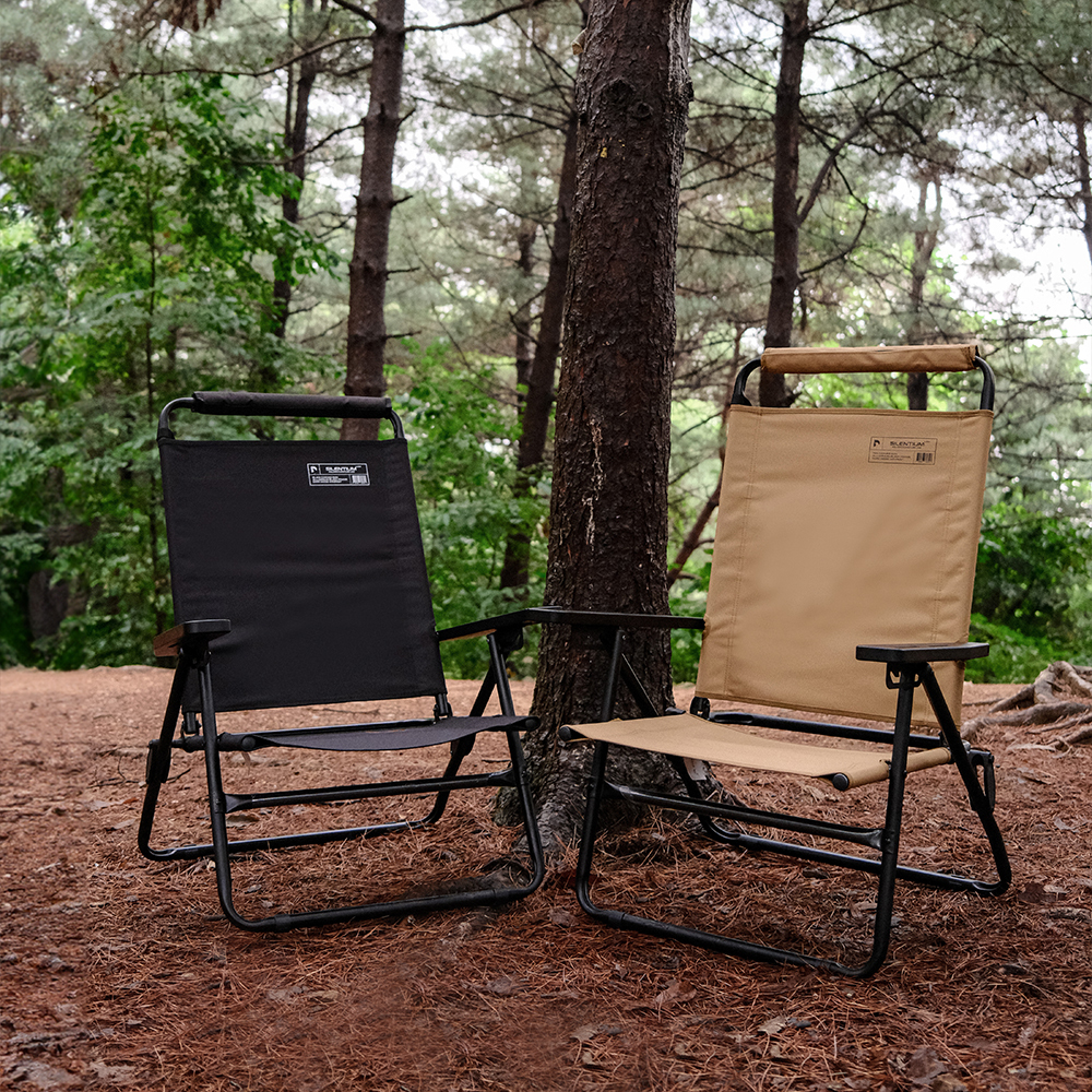 【POLARIS】Polaris Silentium X1 Low Chair /追跡付 POLARIS北極星】四段位折疊露營椅-X1 LOW(低座款)