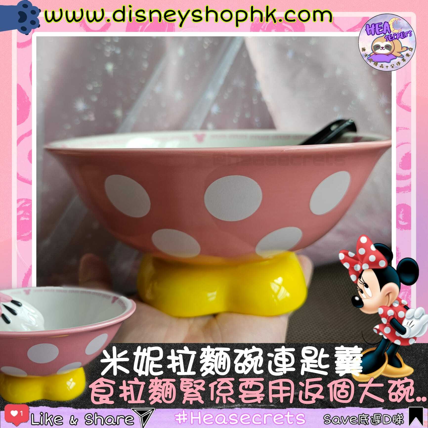 日本直送 100%正版 米奇米妮超大拉麵碗套裝 米奇老鼠 米妮老鼠 MICKEY MOUSE Minnie MOUSE 陶瓷 波點 可愛 老鼠迷 拉麵 超大 注目 紅色 Extra Large 容量 情侶 家居佈置